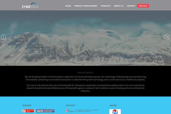 Mineral theme site design template sample