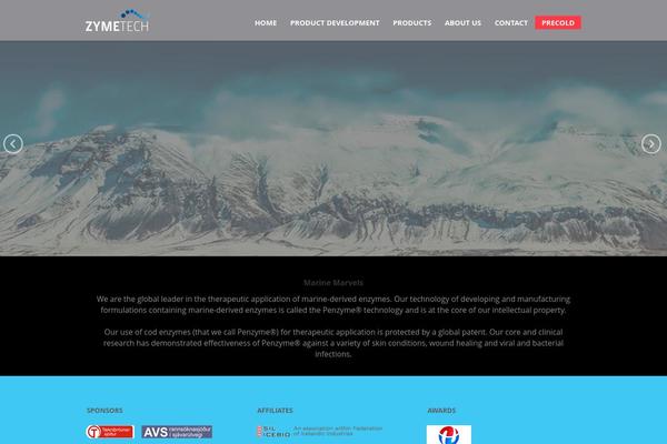 Mineral theme site design template sample