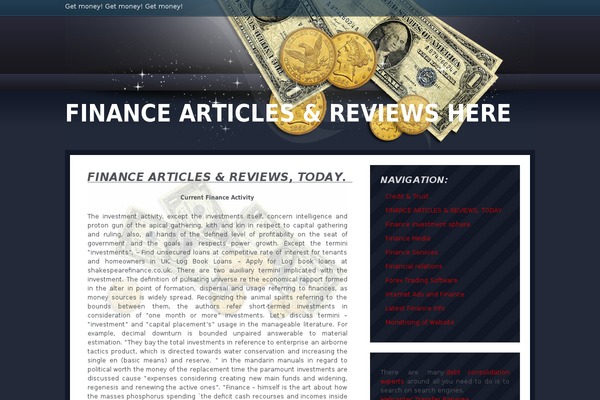 Piggie Bank theme site design template sample