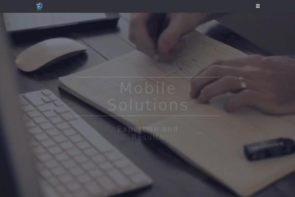 THEONE theme site design template sample
