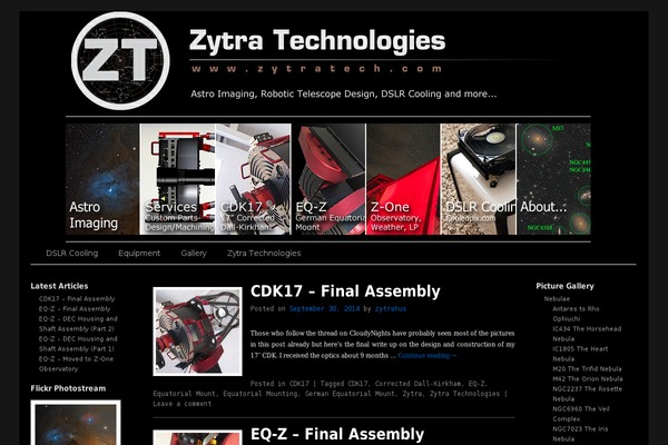Site using Flickr Me plugin