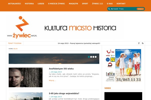 zywiecinfo.pl site used Fastnews-1.0.6
