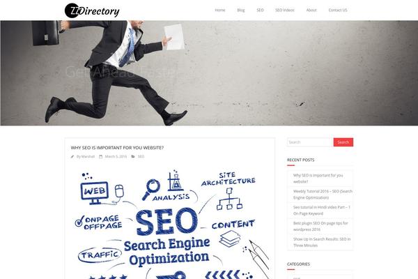 EPIC theme site design template sample