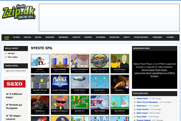 zzip.dk site used Metube