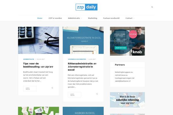 Contentberg theme site design template sample